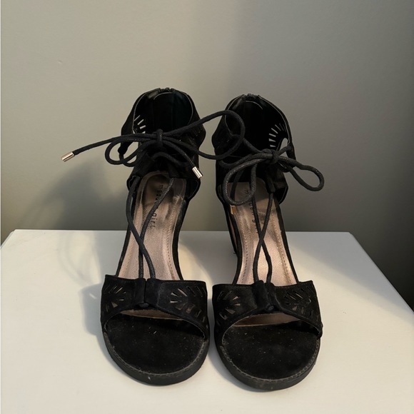 Madden Girl - Ankle Tie, Wedge Sandals - Picture 2 of 4